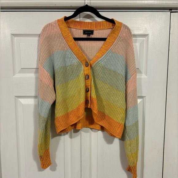 kaylas armoire Sweaters - Kayla’s armoire multi colored cropped cardigan